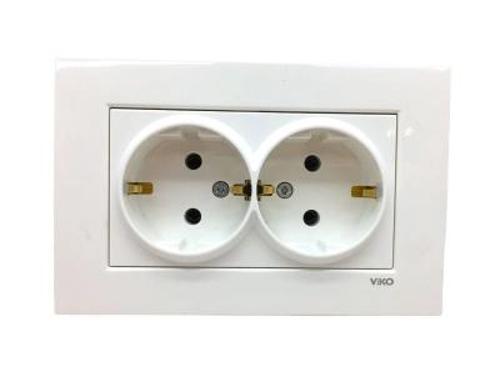 Viko Karre 2li Topraklı Priz 9096 7056