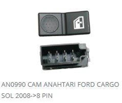 CAM KALDIRMA ANAHTARI SOL 8 PİN FORD CARGO 2008->