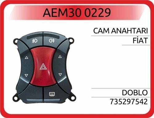 CAM ANAHTARI+FLAŞÖR DÖRTLÜ ANAHTARI FIAT DOBLO 2001-