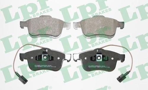 ÖN FREN BALATASI FIAT DOBLO III 500L 10> / OPEL COMBO 12> LANCIA DELTA III 09-14  (156,3x20x71,6)