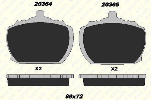 FREN BALATA ÖN FORD TRANSIT ŞASİ- FORD TRANSIT BOX, RANGE ROVER,  ROVER 2000-3500 -