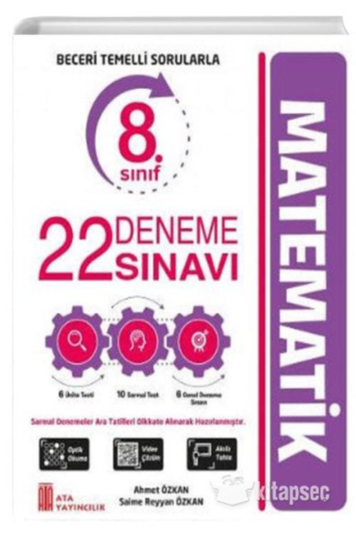 8. Sınıf 22 Deneme Sınavı Matematik