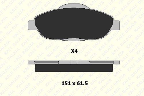 FREN BALATA ÖN PEUGEOT 308, 3008, 5008 FİŞSİZ P308-P3008 1.4 16V/1.6 16V/1.6HDI 09/07-->