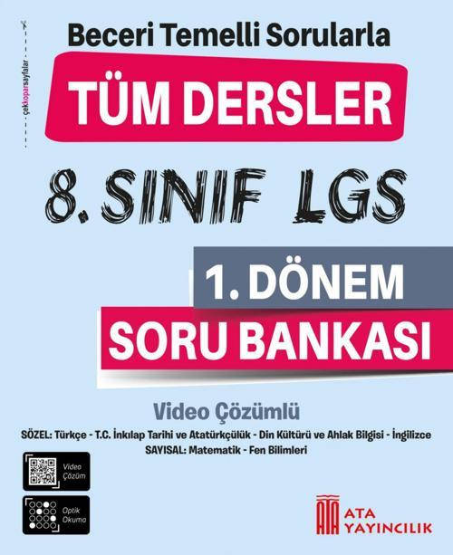 8. Sınıf LGS 1. Dönem Soru Bankası
