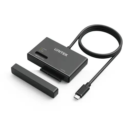 UNITEK USB-C To M.2 NVMe + SATA III Dönüştürücü +12V2A Güç Kablosu (S1232A01-EU)