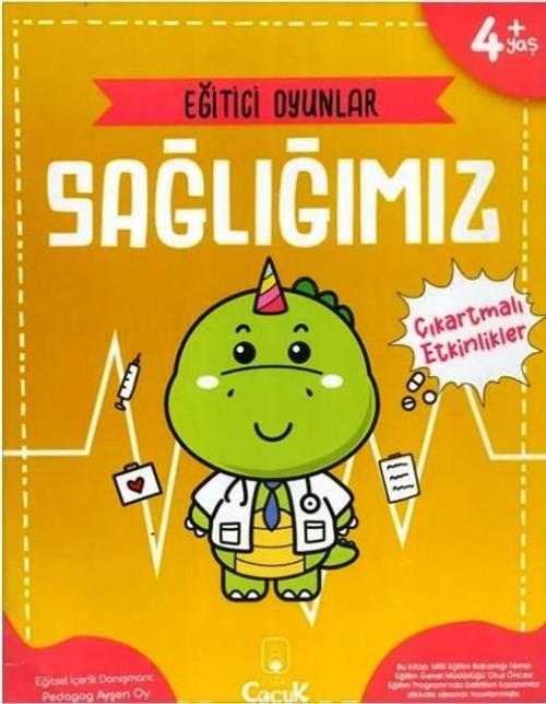 Eğitici Oyunlar Sağlığımız 4+ Yaş Çıkartmalı Etkinlikler