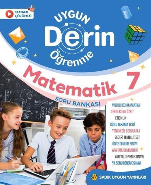 7. Sınıf Matematik Soru Bankası Derin Öğrenme Serisi