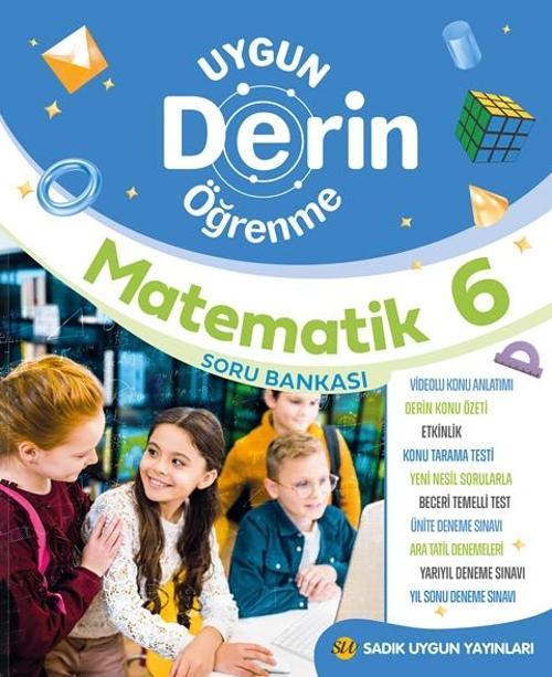 6. Sınıf  Matematik Soru Bankası Derin Öğrenme Serisi