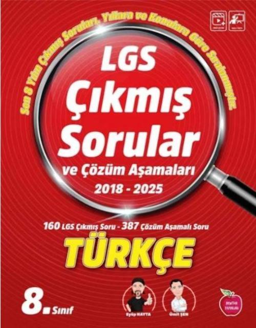 8. Sınıf LGS Çıkmış Sorular Türkçe Yeni 2018 - 2025