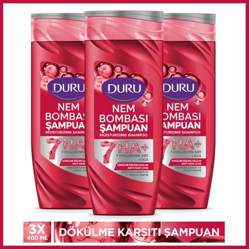 Nem Bombası Dökülme Eğilimli Saçlar İçin Dökülme Karşıtı Şampuan 3x400 Ml