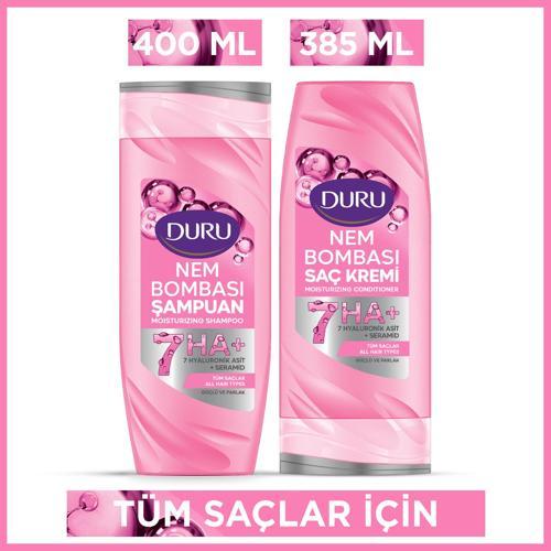 Nem Bombası Tüm Saçlar İçin Şampuan 400 Ml & Saç Kremi 385 Ml
