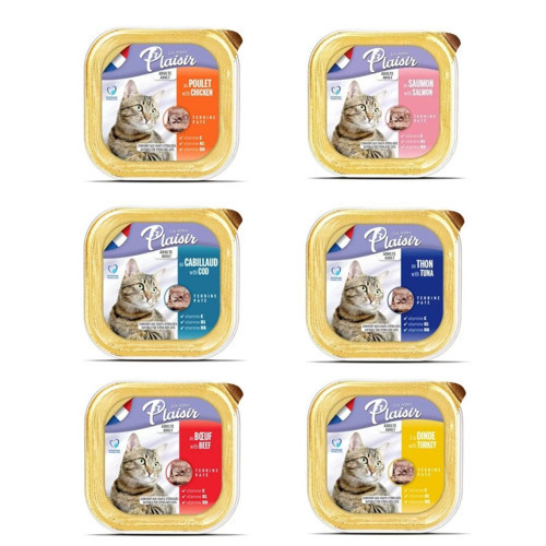 6'lı Süper Karışık Kedi Yaş Maması Paketi 6 x 100 gr