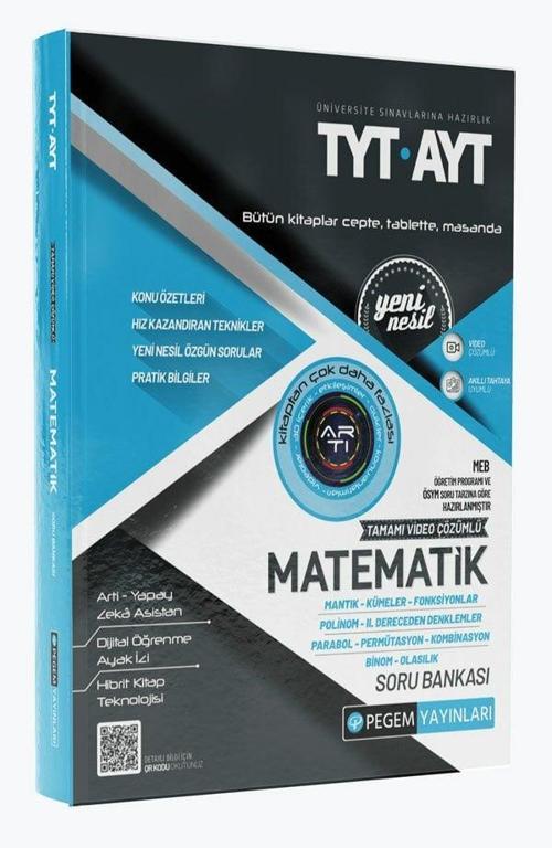 Pegem TYT AYT Matematik Mantık Kümeler Fonksiyonlar Soru Bankası