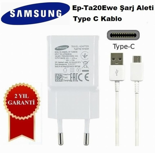 Ep-Ta20Ewe 5V 2A Hızlı Seyahat Şarj + C Type 1 Metre Şarj Ve Data Kablosu