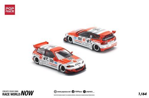 Pop Race Pandem Civic EG6 V1.5 – Idemitsu Motion Infinite Edition 1/64