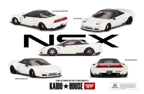 Honda NSX V2 Beyaz Mini GT 1/64