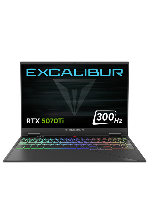 Excalibur G920 i9-14900HX 32GB 2TB RTX5070Ti 12GB 300Hz 16" W11H Gaming Laptop G920.1490-DXP0A-E
