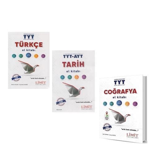 Limit Yayınları TYT Türkçe Coğrafya Tarih Konu Anlatımı 3 Kitap Set