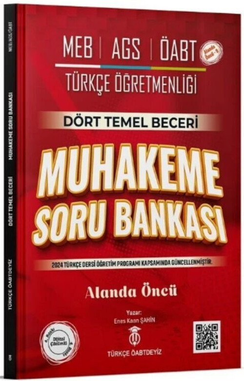 MEB AGS ÖABT Türkçe Dört Temel Beceri Muhakeme Soru Bankası Türkçe ÖABTDEYİZ