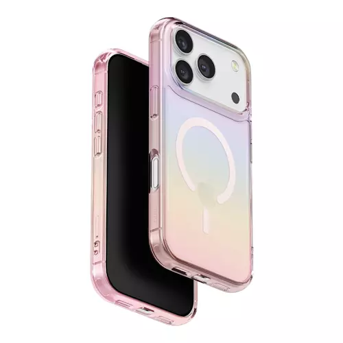 Iridescia iPhone 17 Pro Max MagSafe Rainbow Kılıf - Pembe