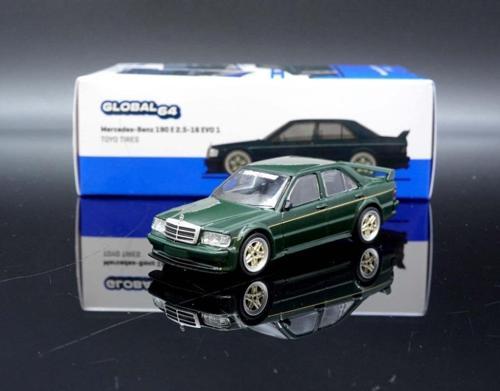 1/64 Mercedes-Benz 190 E 2.5-16 EVO 1 TOYO TIRES Yeşil