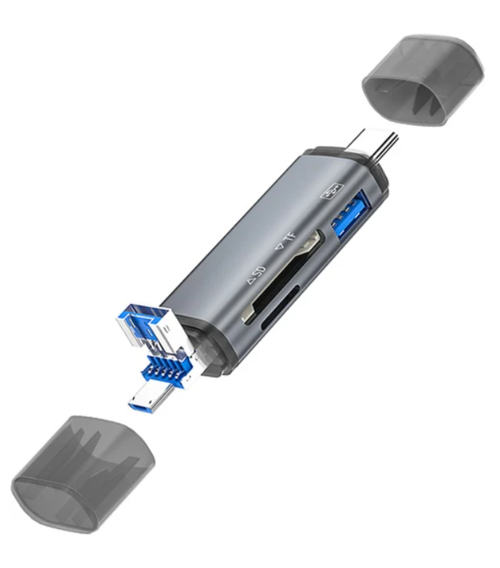 ZR286 Ads307 3 In 1 Type-C Card Reader