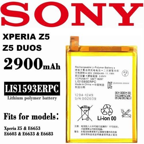 Xperia Z5 - Z5 DUOS bATARYA Pil Polymer pil LIS1593ERPC 2900mAh 3.8V