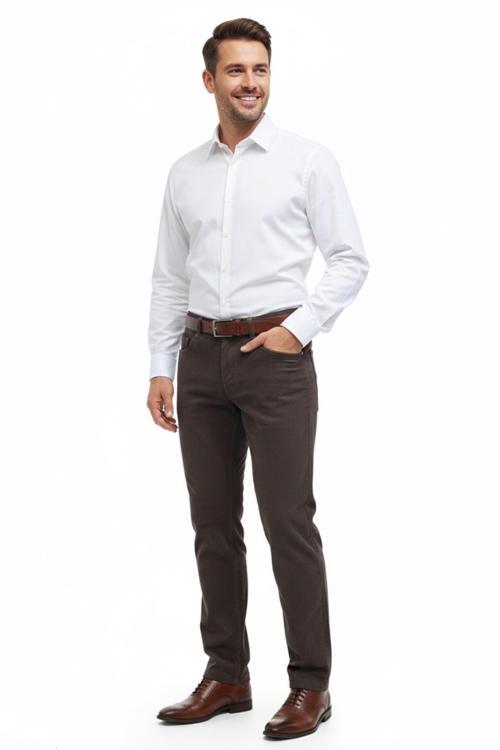 Erkek Regular Fit 5 Cep Kadife Pantolon 320 BGL-ST05054