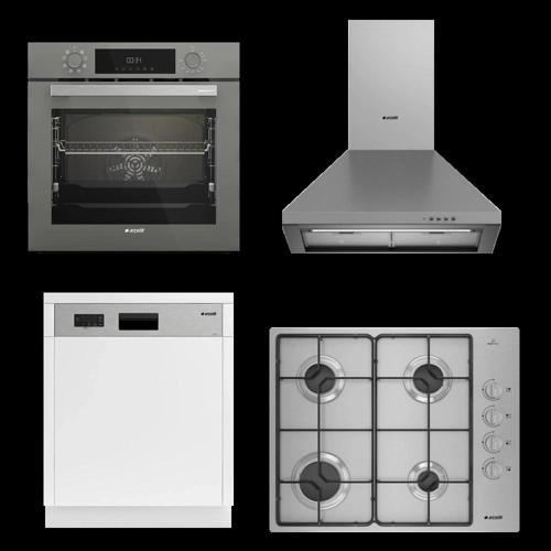 İnoks Bulaşık Makineli Ankastre Set