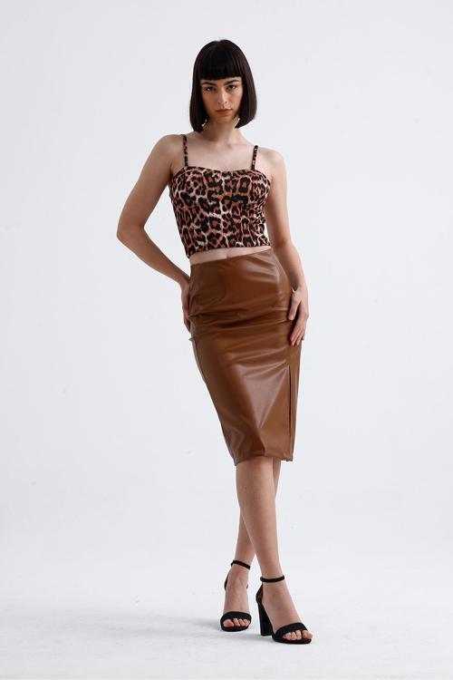 Esnek Bel Suni Deri Kalem Etek Taba Etk35949
Etk35949