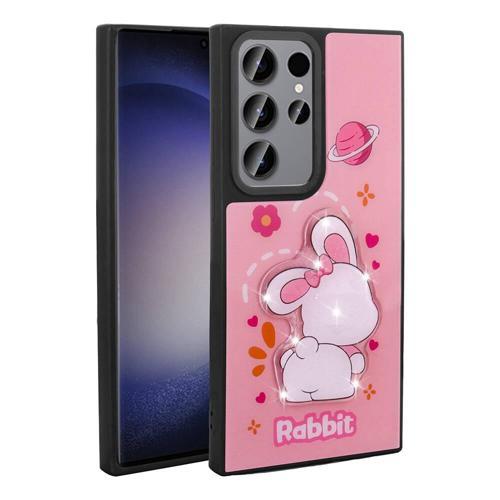 Galaxy S22 Ultra Kılıf Parlayan Kabartmalı İkonik Figürlü Zore Amas Silikon Kapak