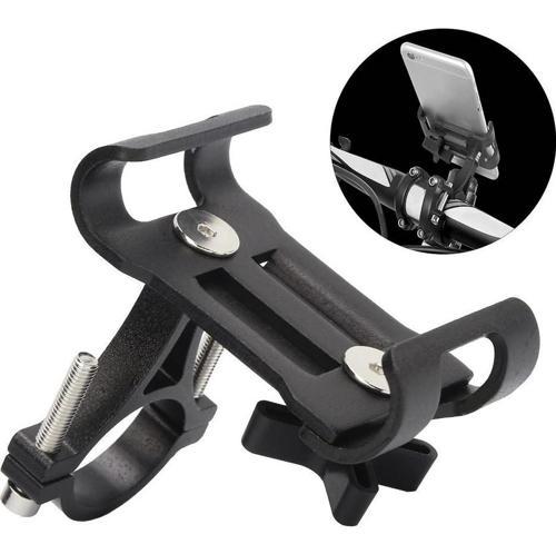 Zhltools Alüminyum Bisiklet Motosiklet Cep Telefonu Tutucu Dayanıklı Paslanmaz 360 Derece Siyah