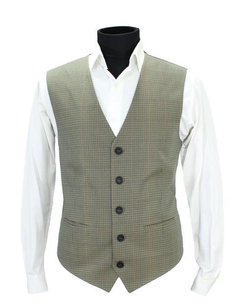 ERKEK YELEK V YAKA BEJ EKOSE REGULAR FİT 50622