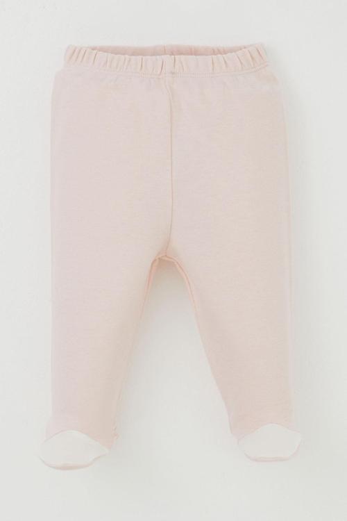 Kız Bebek Patikli Alt Basic 0-3 Ay, Pudra