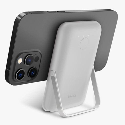 Hoveo 5.000mAh Manyetik Standlı Powerbank - Açık Gri