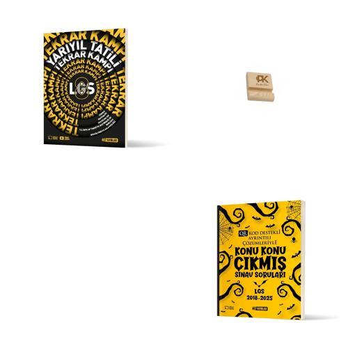 Hız LGS 8. Sınıf Çıkmış Sorular ve Yarıyıl Tatili Tekrar Kampı + Telefon Standı
