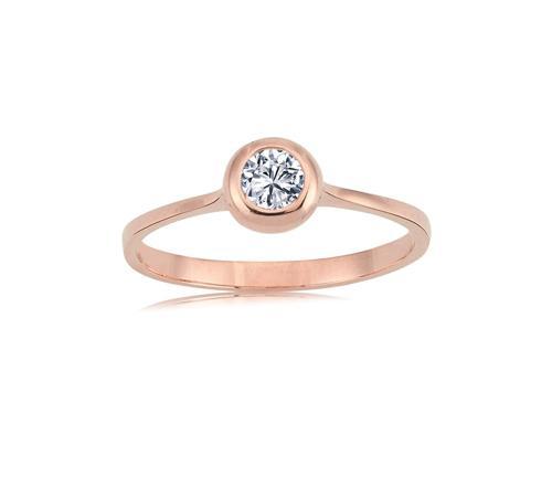 925 Ayar 0.25 Ct Gümüş Yüzük Swarovski Taşlı Sıvamalı Tektaş Gümüş Yüzük Gümüş Yüzük