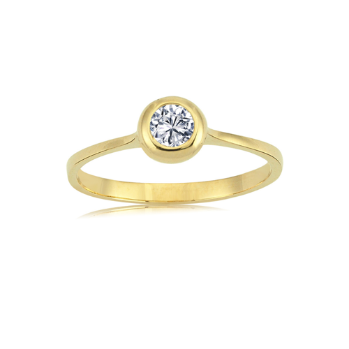 925 Ayar 0.25 Ct Gümüş Yüzük Swarovski Taşlı Sıvamalı Tektaş Gümüş Yüzük Gümüş Yüzük