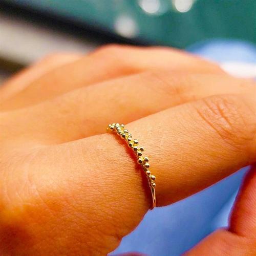 925 Ayar Gümüş Yüzük Kadın Sarmaşık Minimal Gümüş Yüzük Minimal Tasarım Tomurcuk Gümüş Yüzük