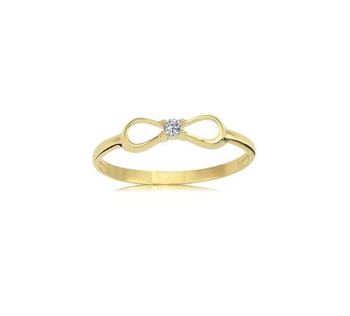 925 Ayar Pırlanta Signity Taşlı Fiyonk Desenli Gümüş Yüzük Fiyonk Desenli Gümüş Yüzük