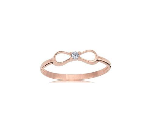 925 Ayar Pırlanta Signity Taşlı Fiyonk Desenli Gümüş Yüzük Fiyonk Desenli Gümüş Yüzük