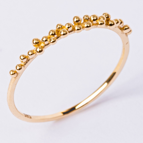 14 Ayar Minimal Altın Yüzük Kadın Sarmaşık Minimal Altın Yüzük Minimal Tomurcuk Yüzük