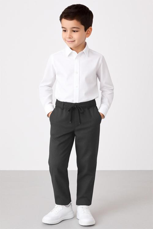 Çocuk Yeni Model Likralı Beli Bağlamalı İlkokul Ortaokul Pantolonu