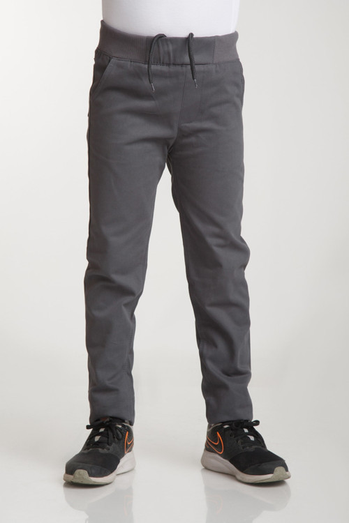 *Kargo Cepli* Esnek Canvas Spor Model Gizli Bel Lastikli Okul Pantolon