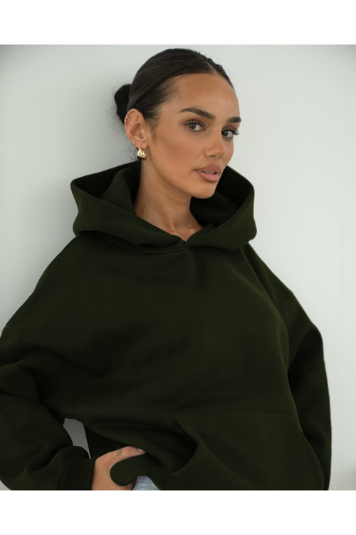 Basic Baskısız Düz Okul Sweatshirt
