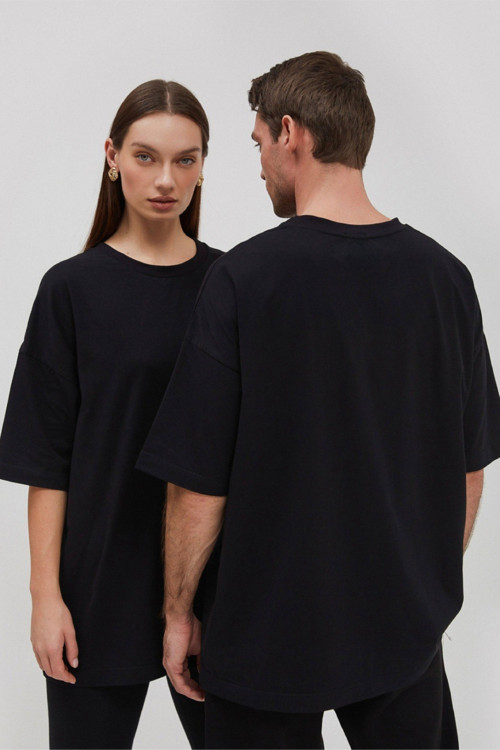 Unisex Oversize Çiftlere Özel T-Shirt (Tekli)