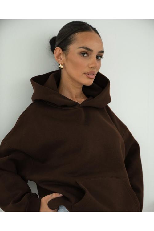 Basic Baskısız Düz Okul Sweatshirt