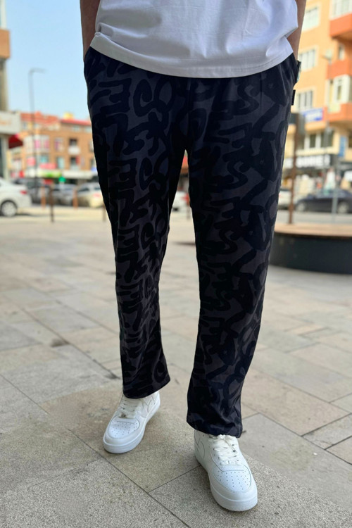 Erkek Ekoseli Kareli Rahat Pijama Altı