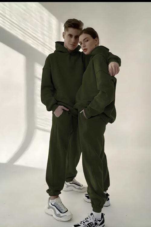 Unisex 3 İplik Oversize Çiftlere Özel Eşofman Takımı(Tekli)