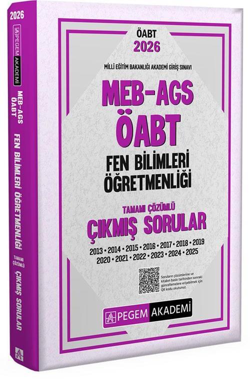 2026 MEB AGS ÖABT Fen Bilimleri Öğretmenliği Tamamı Çözümlü Çıkmış Sorular